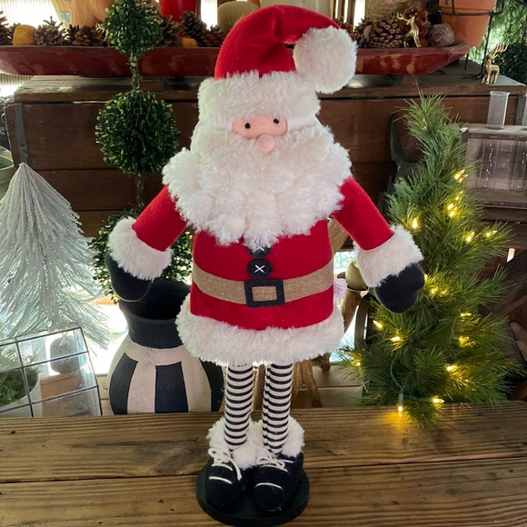 Pottery Barn Kids Large Santa Claus Whimsical Decorative Standee Felt Figure🎅🏻 - Picture 1 of 16